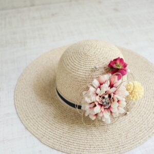 帽子の花